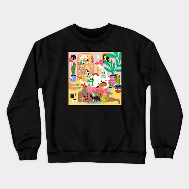 Staying at home together Crewneck Sweatshirt by ezrawsmith